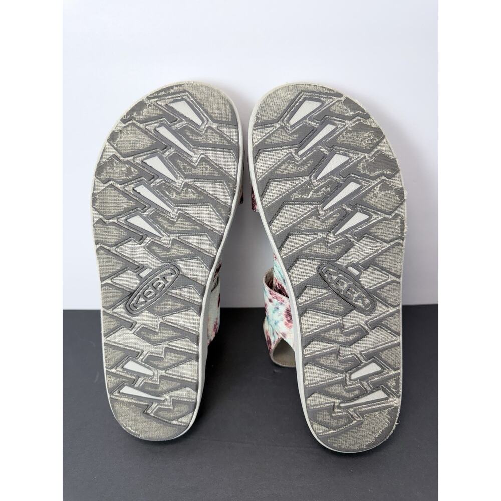Keen Sandals Elle Strappy Tie Dye Size US 9 White Blue Purple - Picture 8 of 9